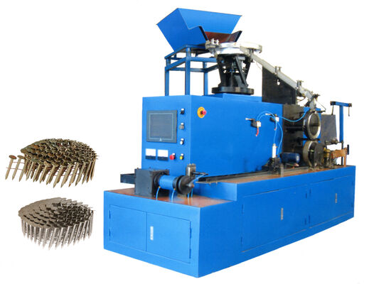 Yeterli tırnak üretimi için 1.5KW güç ve PLC kontrolü ile Tam Otomatik Bobin Tırnak Tırnak Tırnak Makinesi