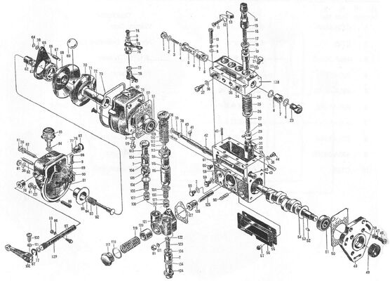 495AG Dizel Motor Yedek Parçası - Yakıt Enjeksiyon Pompası - 495A-30000
