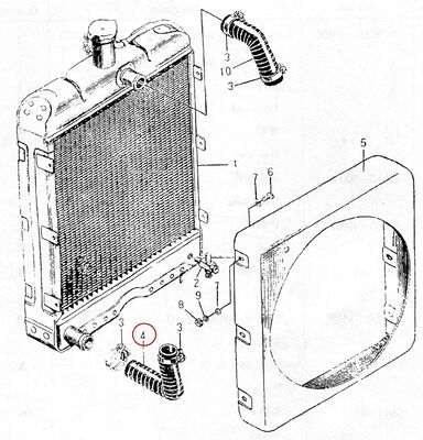 495AG-00002 Çin'de üretilen dizel motor yedek parçası için hortum girişleri