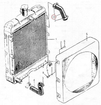 495AG Dizel Motor Yedek Parça Hortum Çıkışı 495AG-00001 Çin 1kg