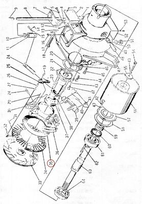 495AG Diesel Engine Spare Part Butterfly 495AG-15101 1kg Made in China